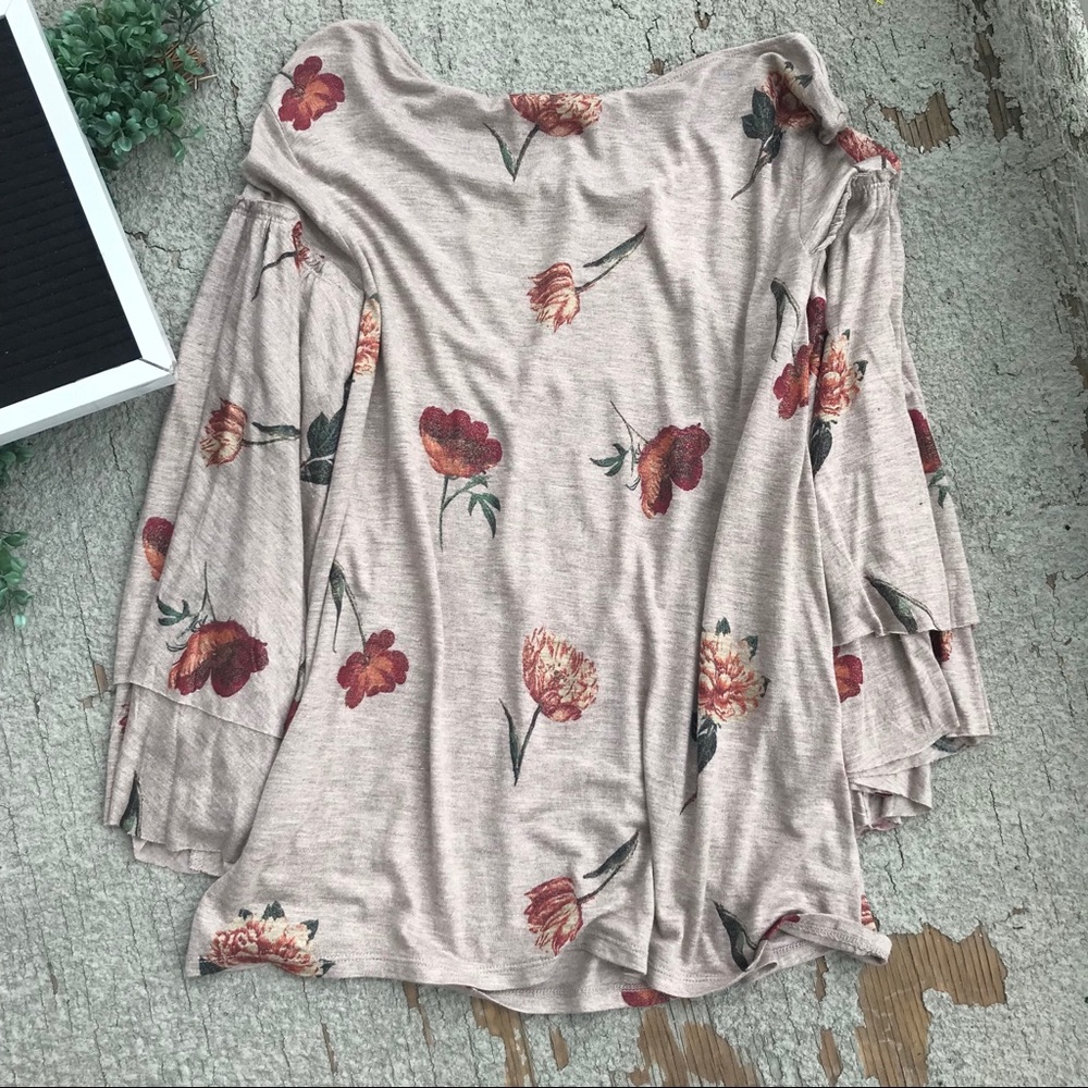 Lucky Brand Duquet Floral Ruffle Top - Picture 6 of 6